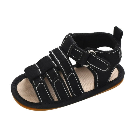 Mepaouo Baby Boys Girls Summer Sandals Anti-Slip Rubber Sole Toddler Beach First Walker Shoes