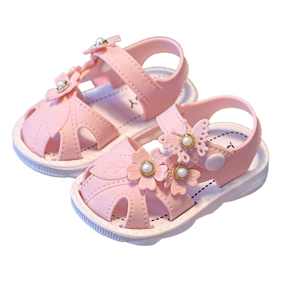 Mepaouo Baby Sandals Infant Boys Girls Summer Dress Flat Newborn Beach Crib First Walkers Shoes 0-3Y