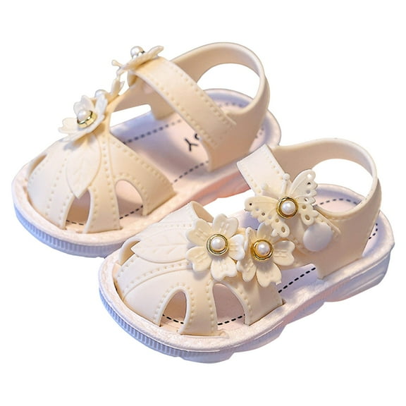 Mepaouo Baby Sandals Infant Boys Girls Summer Dress Flat Newborn Beach Crib First Walkers Shoes 0-3Y