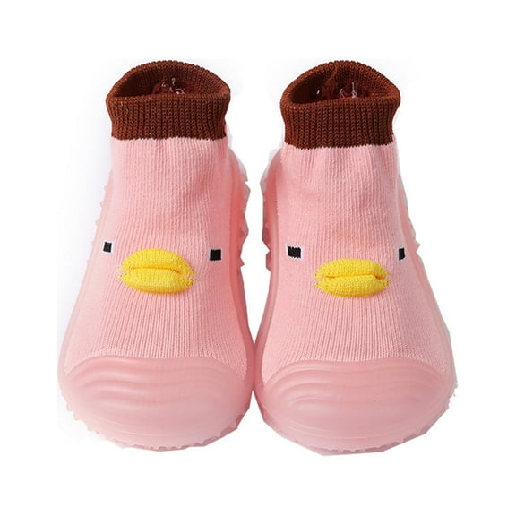 Mepaouo Baby Sock Shoes Toddler Cartoon Soft Rubber Sole Indoor Floor Slipper Infant First Walker Shoe