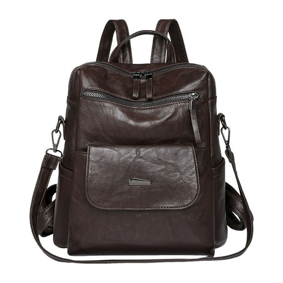 Mepaouo Backpack Purse for Women Leather Fashion Shoulder Daypack Anti Theft School Bags Satchel