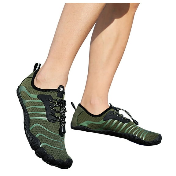 Mepaouo Barefoot Shoes Men Zero Drop Wide Toe Water Shoes Quick Dry Pool Beach Surf Hiking Shoes