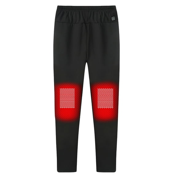 Mepaouo Base Layer Battery Heated Pants for Women 2 Heated Zones for Camping Skiing Hunting(Black,M)