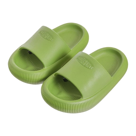 Mepaouo Big Kids Cloud Slides Boys Girls Summer Beach Pool Shoes Toddler Cartoon Garden Shower Slippers