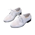 thumbnail image 1 of Mepaouo Boys Girls Dress Shoes Toddler Little Big Kid School Uniform Oxfords Lace up Slip on Loafers, 1 of 7