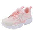 thumbnail image 1 of Mepaouo Boys Girls Sneakers Lace up Kids Tennis Walking Running Shoes Little Kids Athletic Sport Shoes, 1 of 6