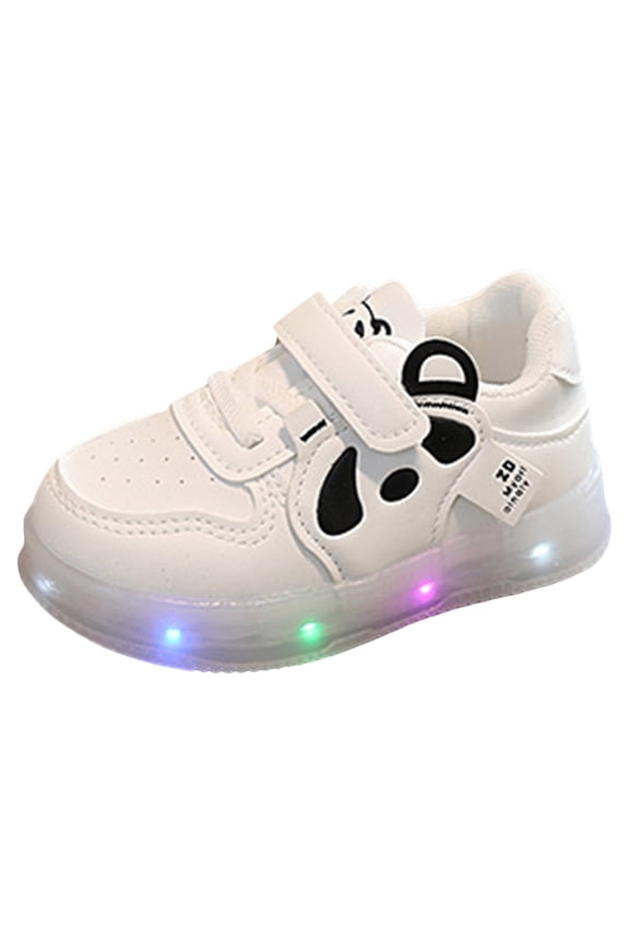 Boys Girls Sneakers Light up LED Flashing Trainers Tennis Running Walking Shoes 0-6 Years