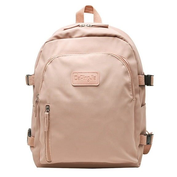 Mepaouo Canvas Backpack for Women High School College Rucksack Travel Laptop Bag Schoolbag(Pink)