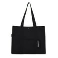 thumbnail image 1 of Mepaouo Canvas Tote Bag for Women Shoulder Handbag Top Handle Satchel Shopping Pack(Black), 1 of 6