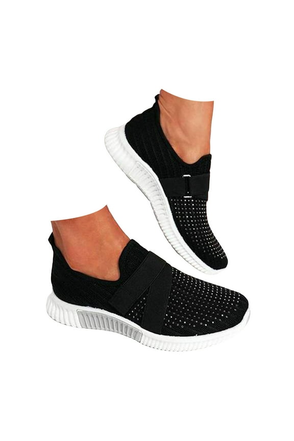 Casual Shoes for Women Memory Foam Slip on Walking Shoes Lightweight Penny Loafers