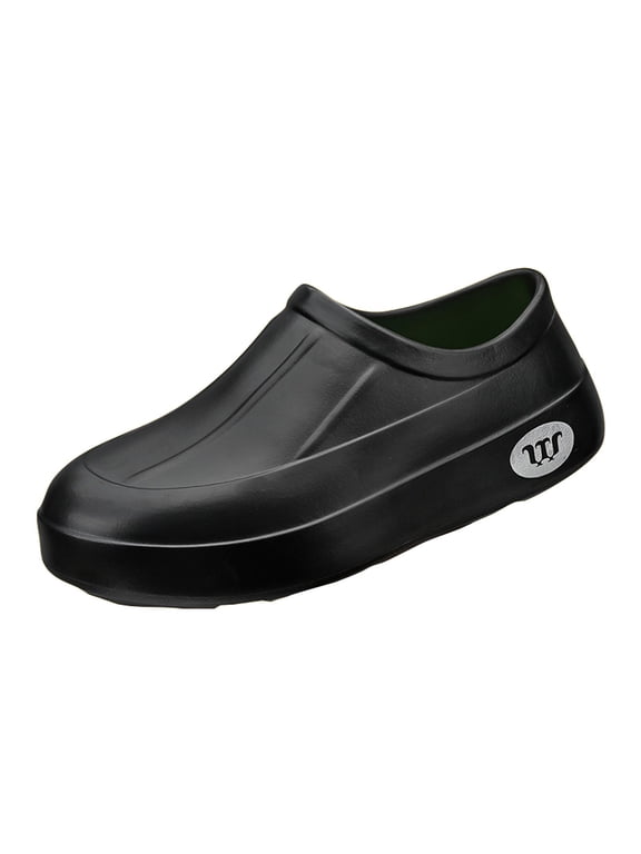 Chef Shoes for Men Slip Resistant Kitchen Work Shoes Waterproof Food Service Slip on Clogs