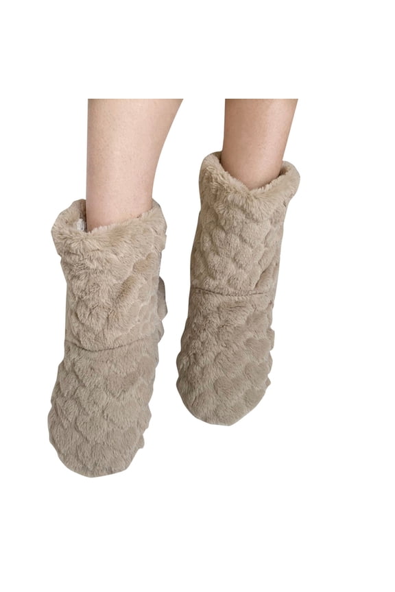 Christmas Shoes for Women Men Warm Indoor Floor Boots Tree Green Home Shoes Cozy Footwear