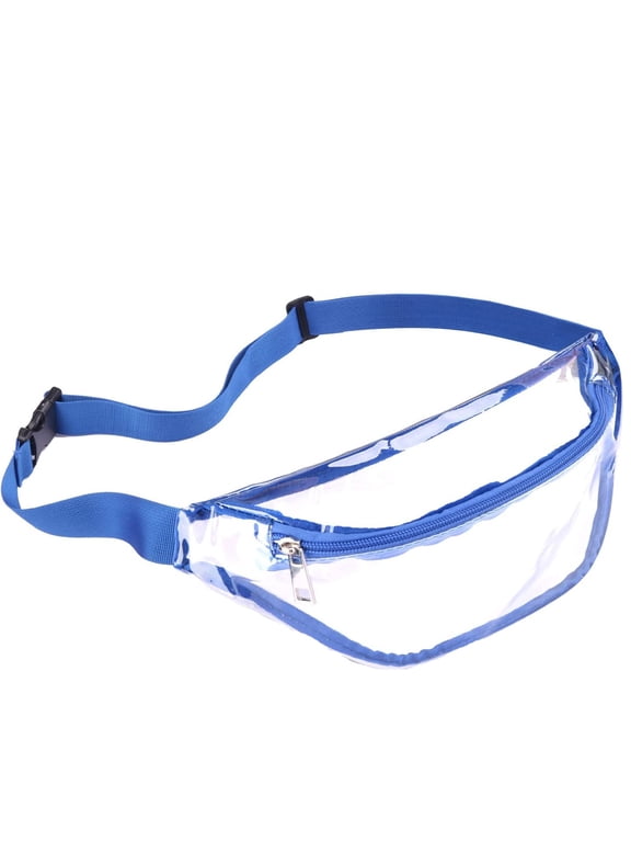 Clear Fanny Pack Stadium Approved Transparent Sport Travel Waist Belt Bag for Women Men
