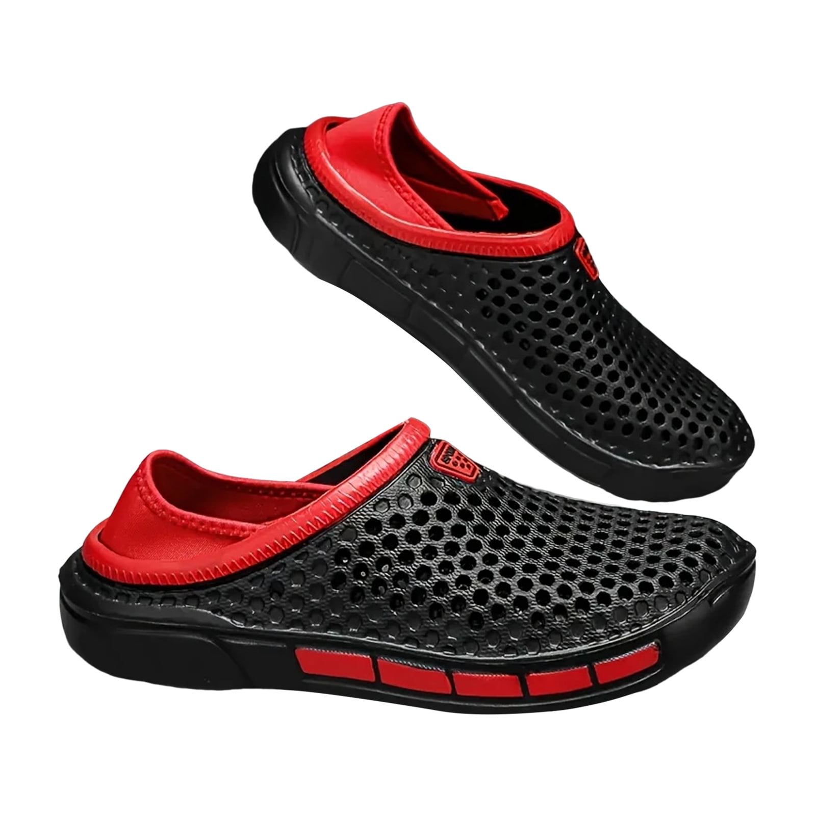 Mepaouo Clogs for Men Slip on Rubber Summer Water Shoes Beach Pool