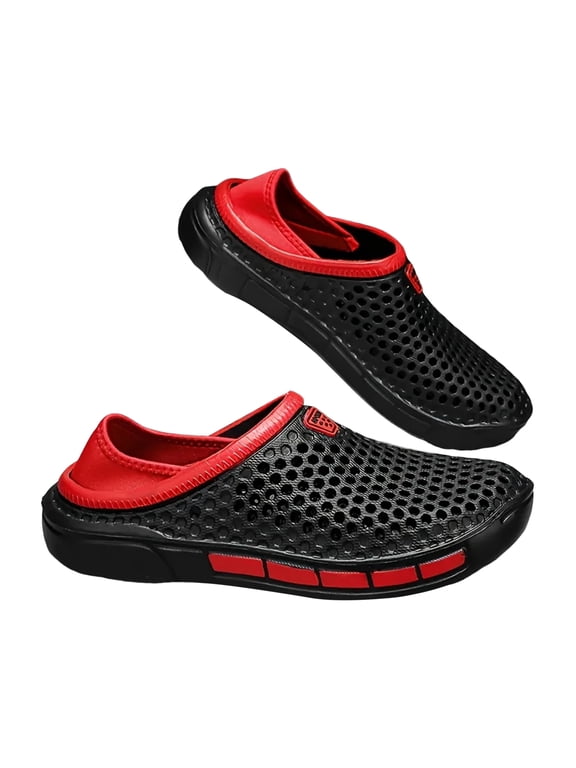 Clogs for Men Slip on Rubber Summer Water Shoes Beach Pool Garden Mules Barefoot Slippers