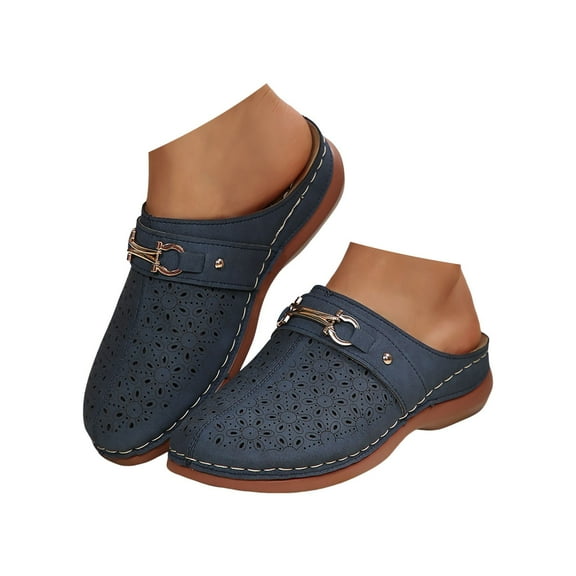 Mepaouo Clogs for Women Closed Toe Cork Footbed Casual Mules Arch Support Comfortable Slip on Shoes