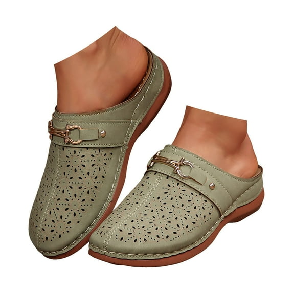 Mepaouo Clogs for Women Closed Toe Cork Footbed Casual Mules Arch Support Comfortable Slip on Shoes