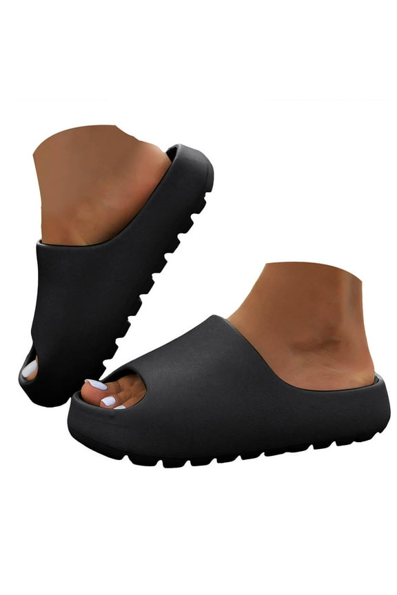 Cloud Slides for Women Men Recovery Non Slip Pillow Slippers Arch Support Bath Shower Shoes
