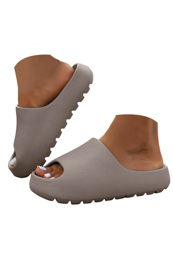 Cloud Slides for Women Men Recovery Non Slip Pillow Slippers Arch Support Bath Shower Shoes