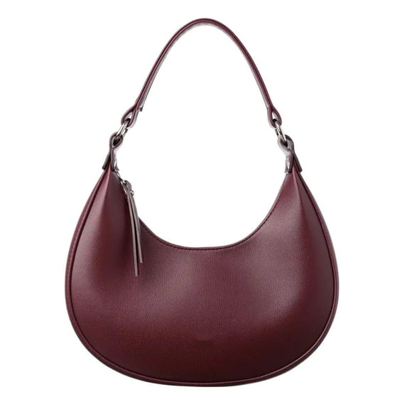 Mepaouo Crescent Shoulder Bags for Women Cute Hobo Tote Handbag Under the Arm Small Clutch Purses