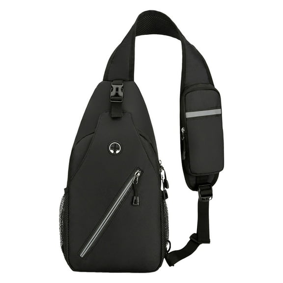 Mepaouo Crossbody Sling Backpack Women Men Shoulder Fanny Pack Travel Hiking Chest Bags Daypack