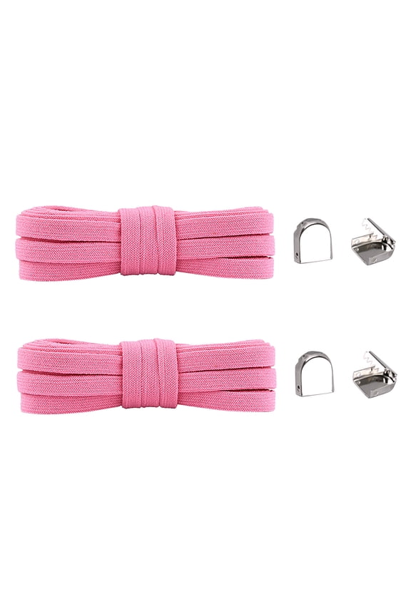 Flat Shoe Laces for Athletic Running Sneakers Shoelaces for Boots Booties Dress Shoes(Pink,One Size)