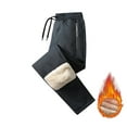 thumbnail image 1 of Mepaouo Fleece Waterproof Pants for Women Men Winter Warm Outdoor Snow Sweatpants Sizes M-5X, 1 of 6