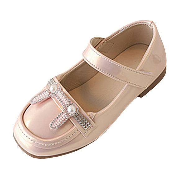 Mepaouo Girl's Ballet Flats Non Slip Flower Mary Jane Walking Party Dress Shoes for Toddler Little Kid