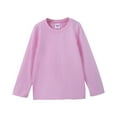 thumbnail image 1 of Mepaouo Girls Boys Long Sleeve Shirts Kids Loose Basic Tees Toddler Crewneck Sweatshirt Casual Pullover 1-9Y, 1 of 4