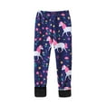 thumbnail image 1 of Mepaouo Girls Printed Fleece Lined Leggings Thick Thermal Tights Winter Warm Ankle Length Pants Navy 8-10 Years, 1 of 4