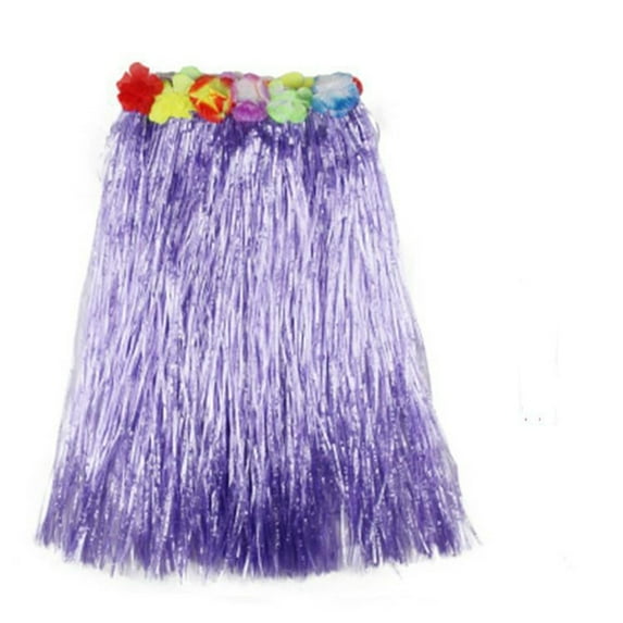 Mepaouo Grass Skirt Hawaiian Luau Hula Skirts Party Decorations Favors Tropical Maxi for Women Adult
