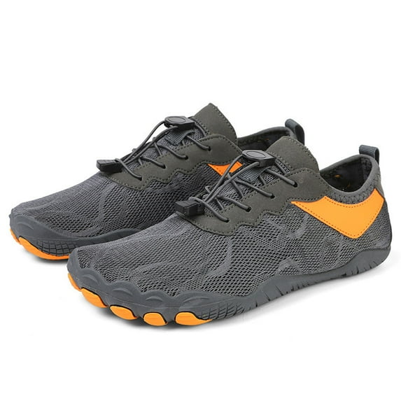 Mepaouo Grounded Footwear for Women Men Wide Toe Hiking Running Sneakers Non Slip Barefoot Water Shoes