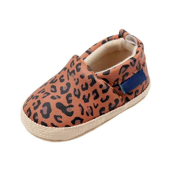Mepaouo Infant Baby Boys Girls Sneakers Leather Anti Slip Newborn Toddler Casual First Walker Crib Shoes