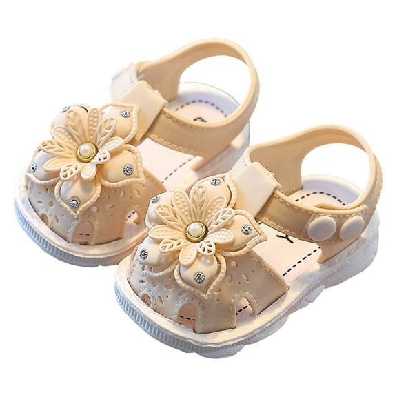 Mepaouo Infant Baby Girl Boy Sandals Summer Outdoor Casual Beach Shoes Flower First Walking Shoes 0-3Y