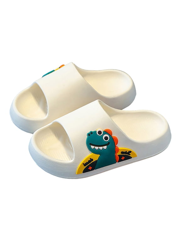 Kids Cloud Slides Pillow Sandals for Boys Girls Bathroom Shower Slippers Toddler Sumemr Sandals