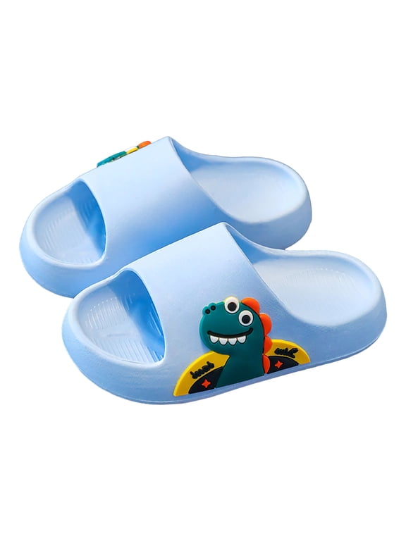 Kids Cloud Slides Pillow Sandals for Boys Girls Bathroom Shower Slippers Toddler Sumemr Sandals