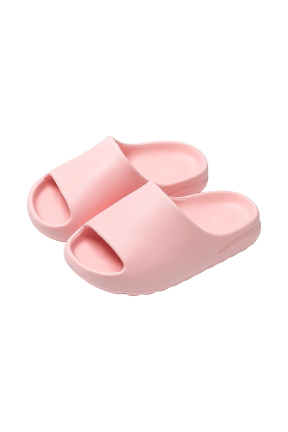 Kids Cloud Slides Slippers Pillow Slippers Girls Boys Quick Drying Shower Cushioned Flat Sandals
