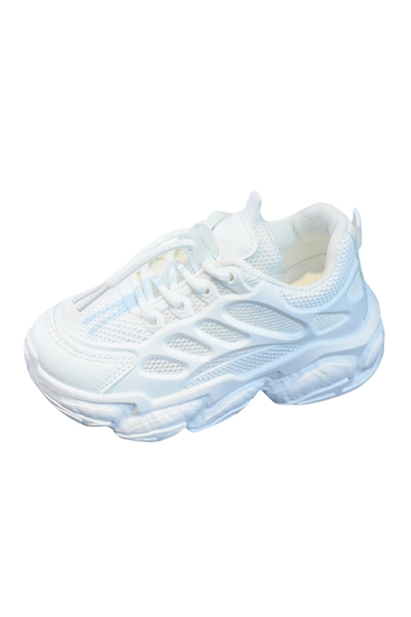 Kids Sneakers Unisex Breathable Platform Walking Tennis Running Shoes for Girls Boys