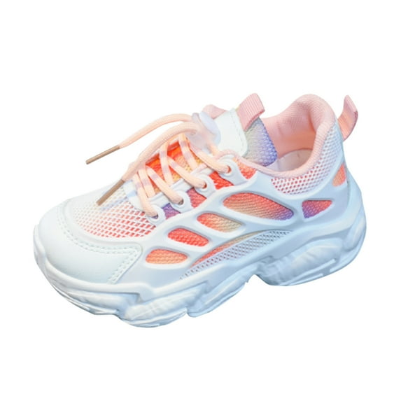 Mepaouo Kids Sneakers Unisex Breathable Platform Walking Tennis Running Shoes for Girls Boys