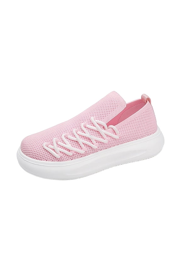 Kids Sneakers for Boys Girls Slip on Barefoot Shoes Toddler Minimalist Walking Shoes(Pink,30)