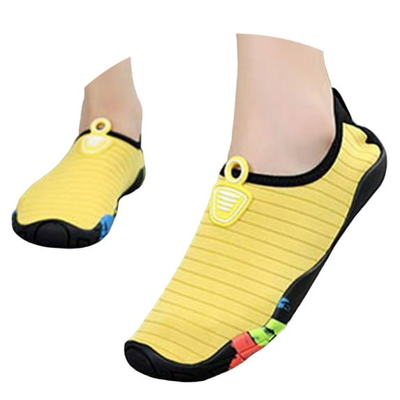 Mepaouo Kids Swim Water Shoes Toddlers Quick Dry Non Slip Sport Barefoot Aqua Socks for Boys Girls