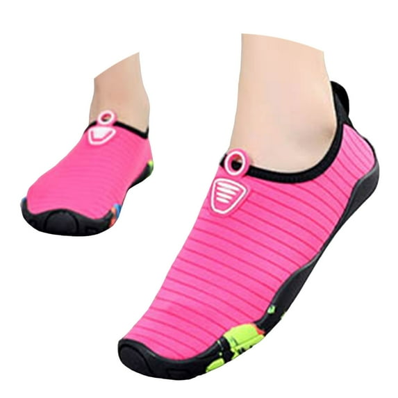 Mepaouo Kids Swim Water Shoes Toddlers Quick Dry Non Slip Sport Barefoot Aqua Socks for Boys Girls