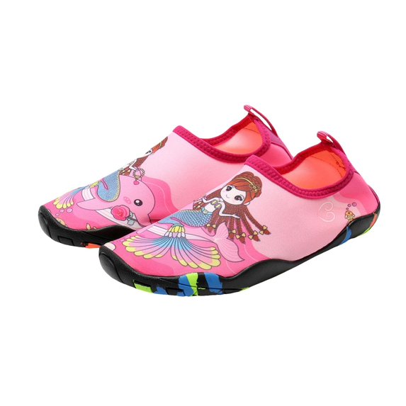 Mepaouo Kids Toddler Water Shoes Barefoot Quick Dry Aqua Socks Boys Girls Sports Slip on Sneakers