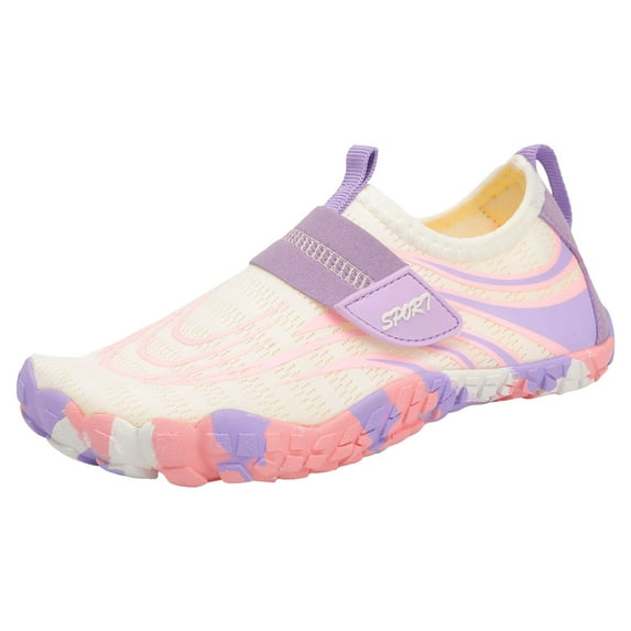 Mepaouo Kids Water Shoes Boys Girls Swim Hiking Aqua Socks Quick Dry Toddler Barefoot Beach Accessories