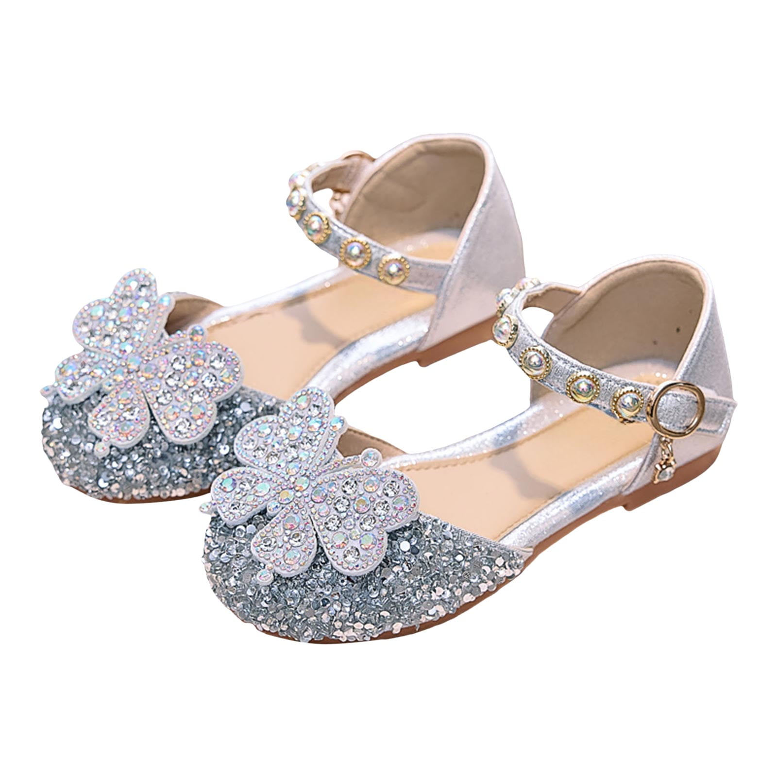 Princess Low Mepaouo Little Kids Girls Dress Shoes Pumps Glitter Sequin Princess Low ...