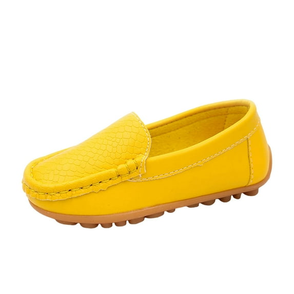 Mepaouo Little Kids Loafers Boys Girls Soft Slip On Casual Shoes Lightweight Breathable Boat Shoes