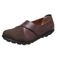 thumbnail image 1 of Mepaouo Loafers For Women Casual Slip On Dress Shoes Comfortable Leather Walking Driving Shoes, 1 of 5