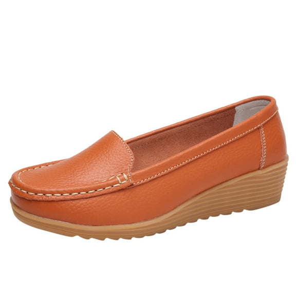 Mepaouo Loafers for Women Business Casual Shoes Comfortable Penny Loafers Slip on Nursing Work Flats