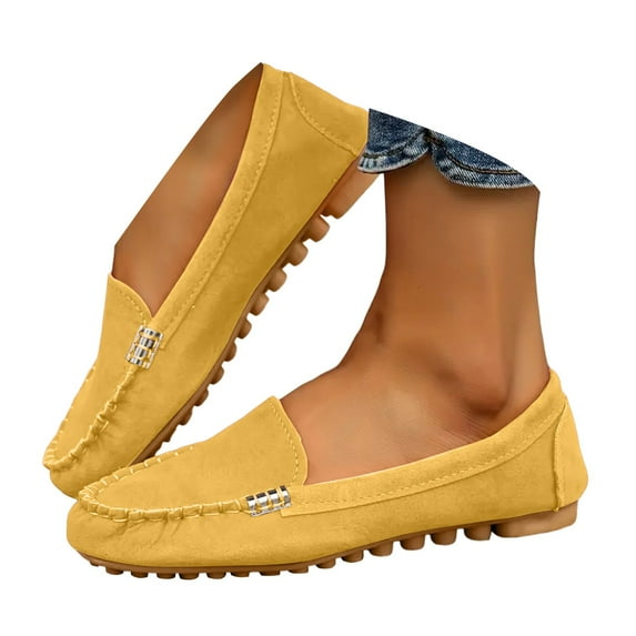 Mepaouo Loafers for Women Comfortable Dressy Casual Work Moccasins Slip on Driving Walking Flat Shoes