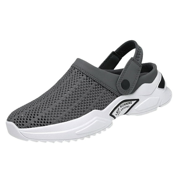 Mepaouo Men Casual Slippers Soft Sole Breathable Lightweight Walking Shoes Sports Leisure Running Shoes